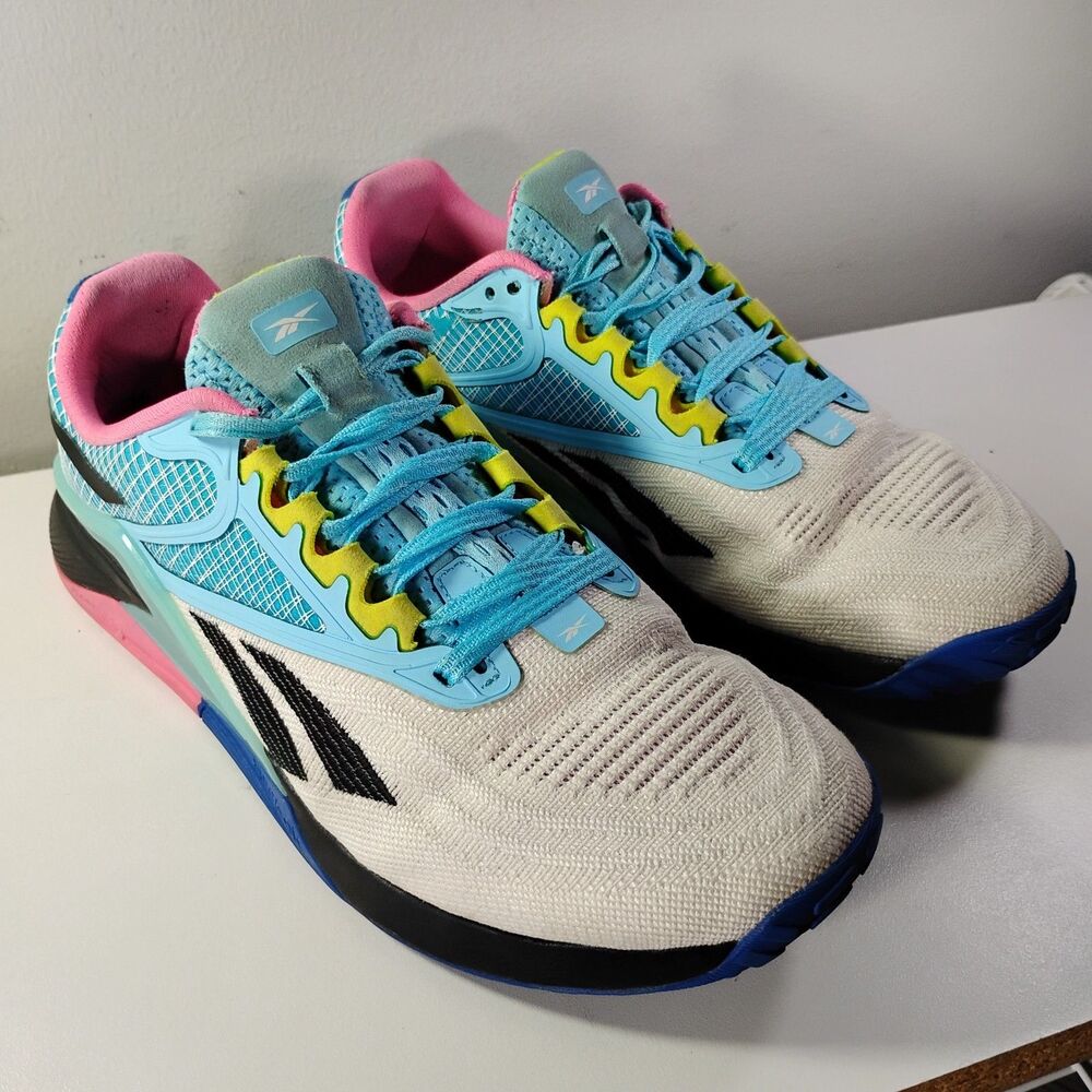 Reebok Nano X2 Sneaker Women's US 8 Digital Blue True Pink Cross Training Shoes